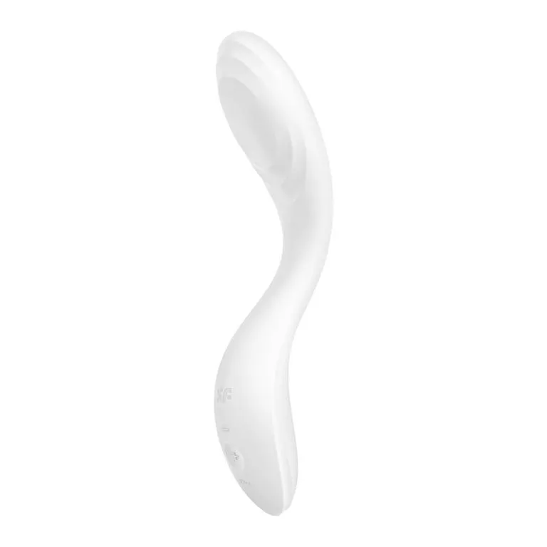 вибромассажер satisfyer rrrolling pleasure с движущимся шариком для стимуляции точки g (белый) в Новом Уренгое