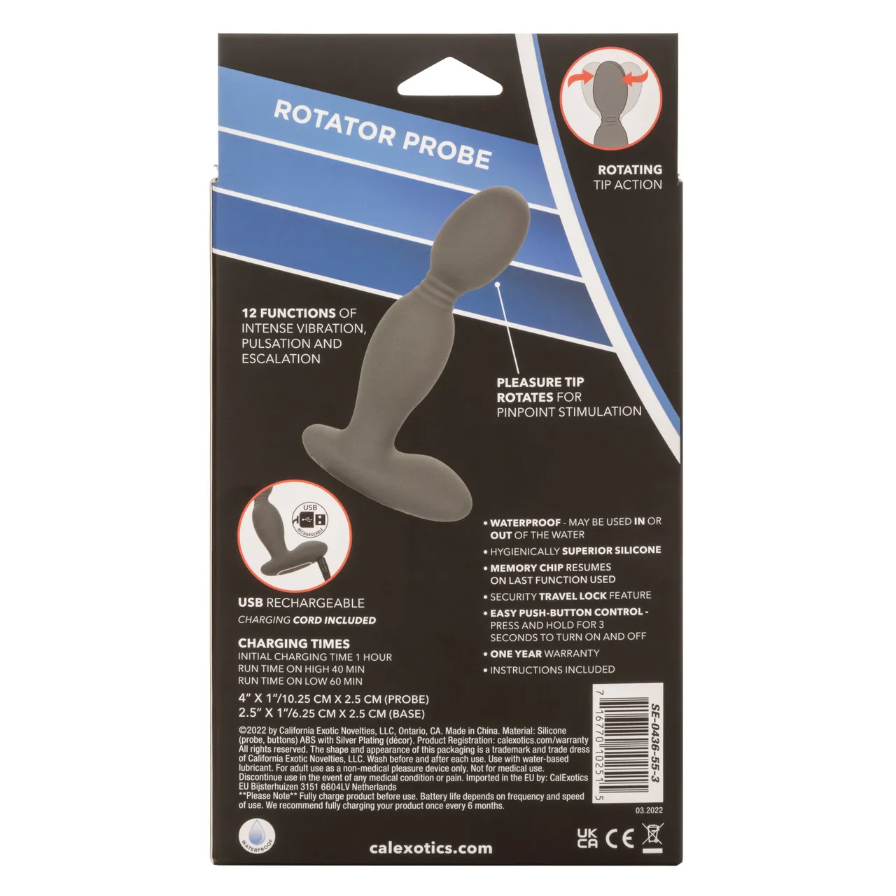 вибромассажер простаты с ротацией eclipse rotator probe в Новом Уренгое