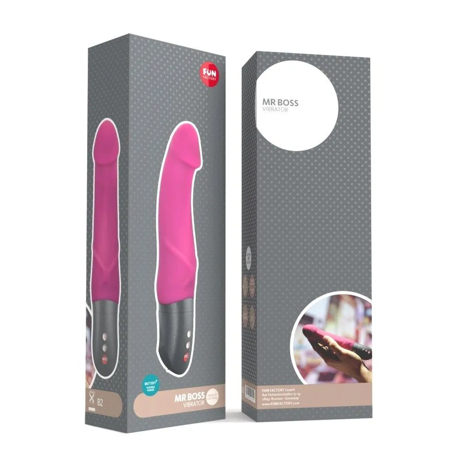 вибратор fun factory mr boss battery plus, ежевичный в Новом Уренгое