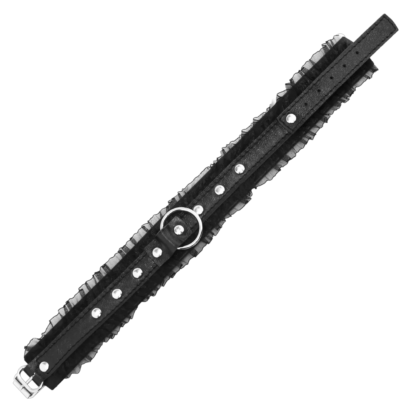 ошейник pinkrabbit "шик" с поводком-цепью, чёрный в Новом Уренгое