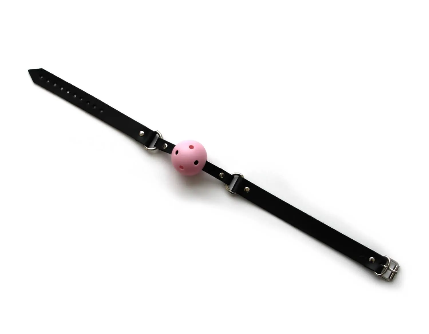 кляп-шарик pinkrabbit с кожаным ремешком в Новом Уренгое