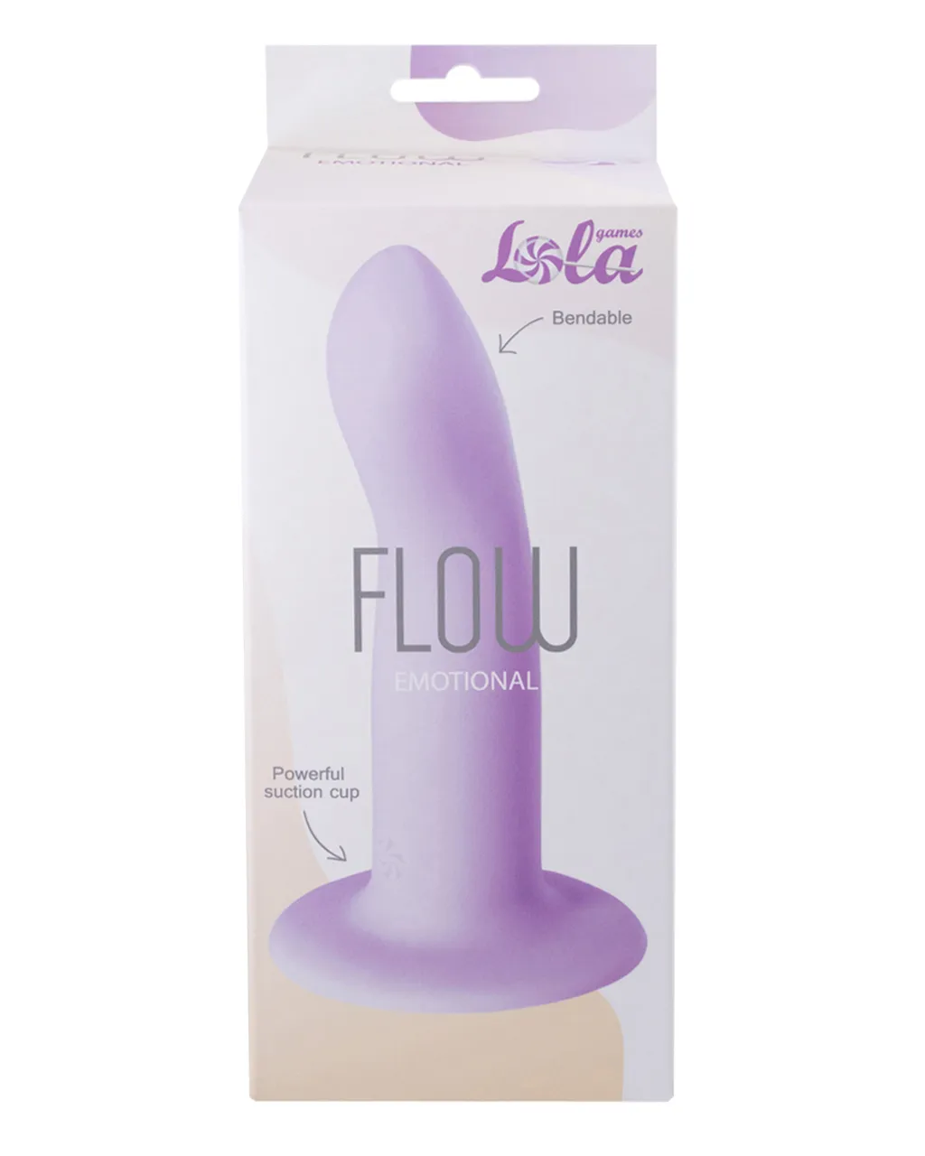 нереалистичный дилдо flow emotional purple 2040-01lola в Новом Уренгое