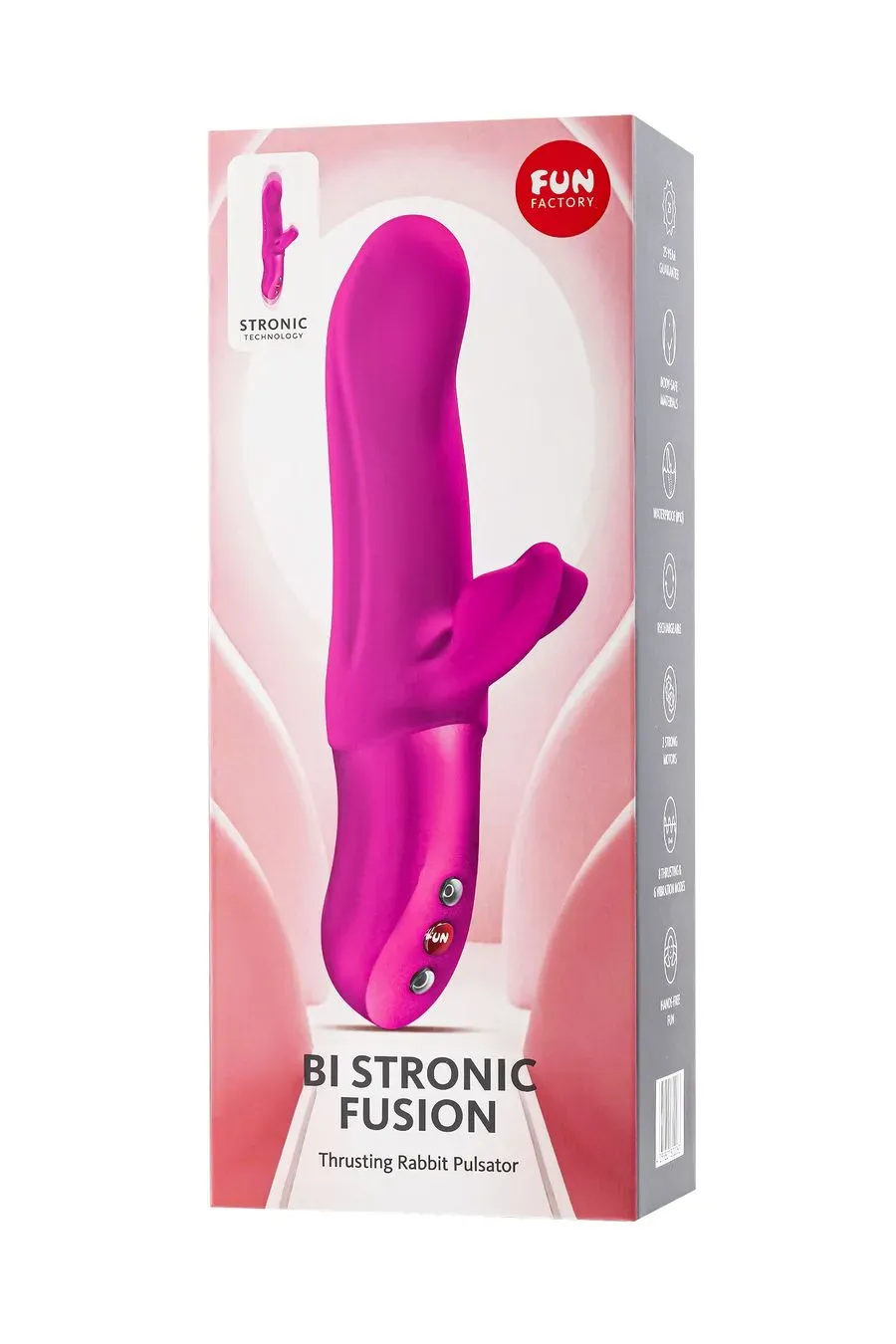 пульсатор fun factory bi stronic fusion, розовый в Новом Уренгое