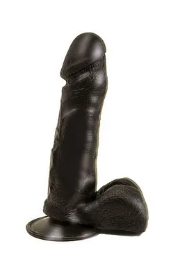 фаллоимитатор на присоске черный 401400ru в Новом Уренгое