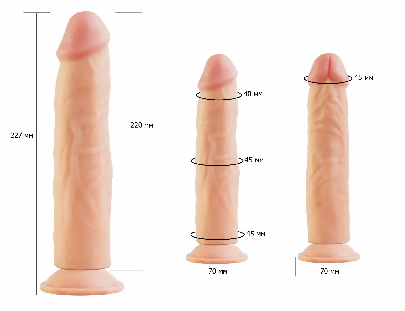 фаллоимитатор на присоске кибер-кожа 817400ru в Новом Уренгое