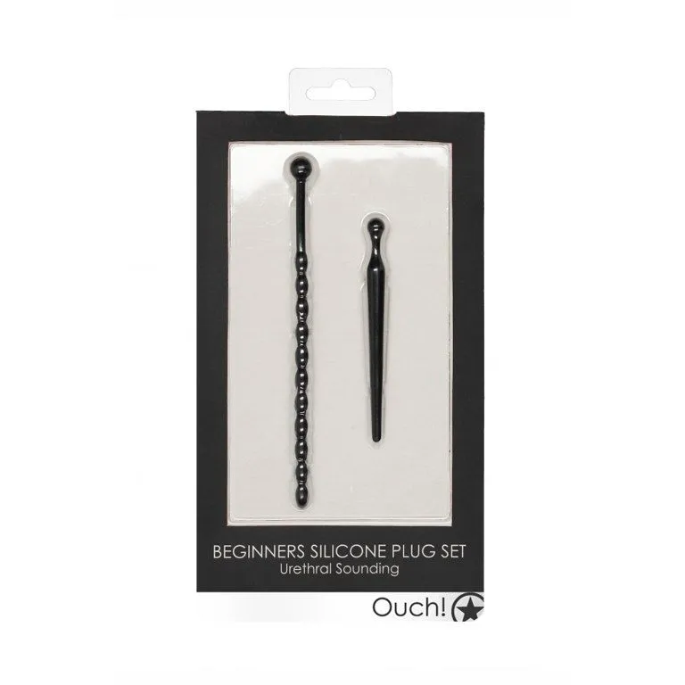 набор уретральных бужей silicone beginners plug set черный в Новом Уренгое
