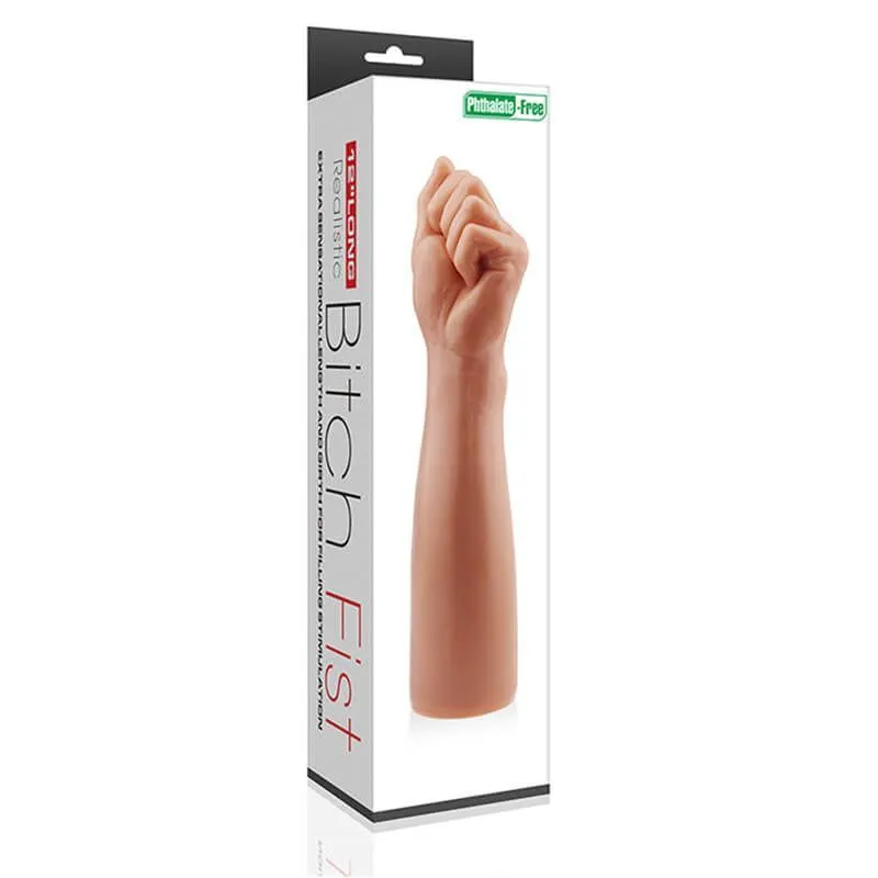 кулак для фистинга lovetoy king size realistic bitch fist, телесный в Новом Уренгое