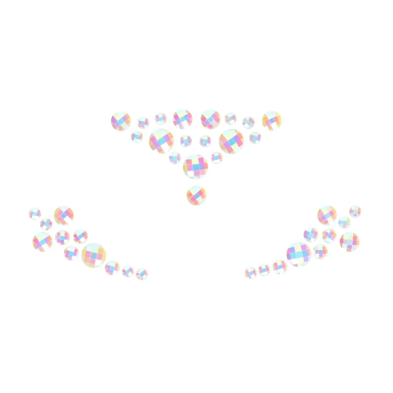 декоративное украшение (камни) на клеевой основе body jewelry stickers - face - glow in the dark - o в Новом Уренгое