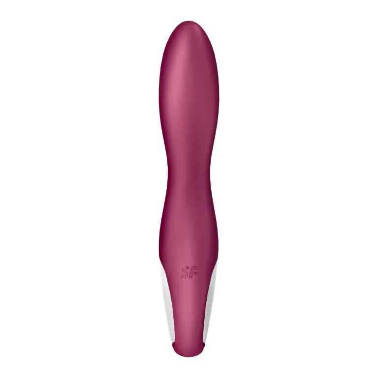 вибромасажер satisfyer heated thrill с подогревом и приложением, розовый в Новом Уренгое
