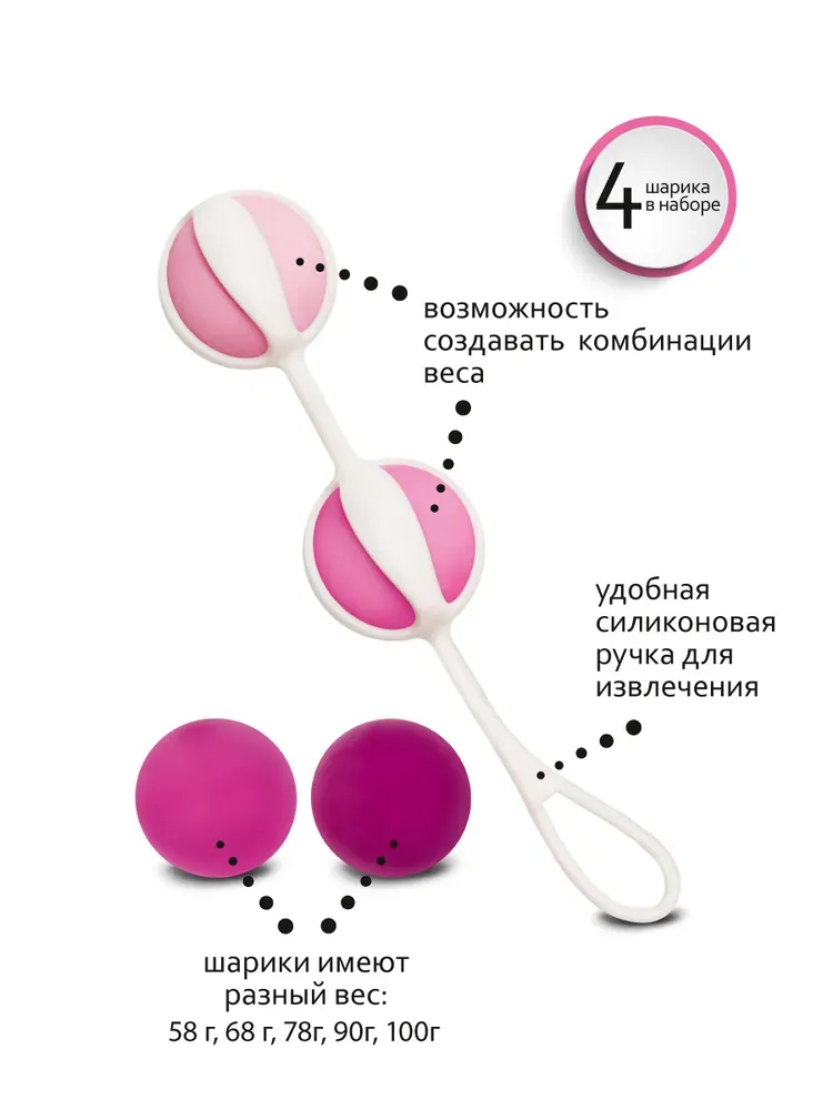 вагинальные шарики geisha balls 2  ft london (ex fun toys) в Новом Уренгое