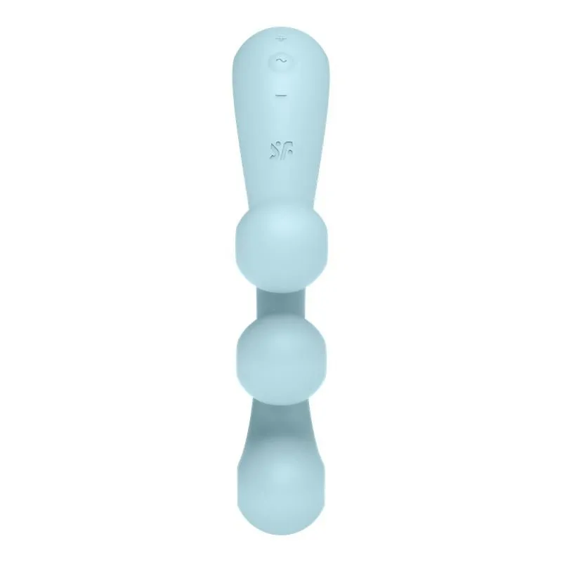 cтимулятор satisfyer tri ball 2, голубой в Новом Уренгое
