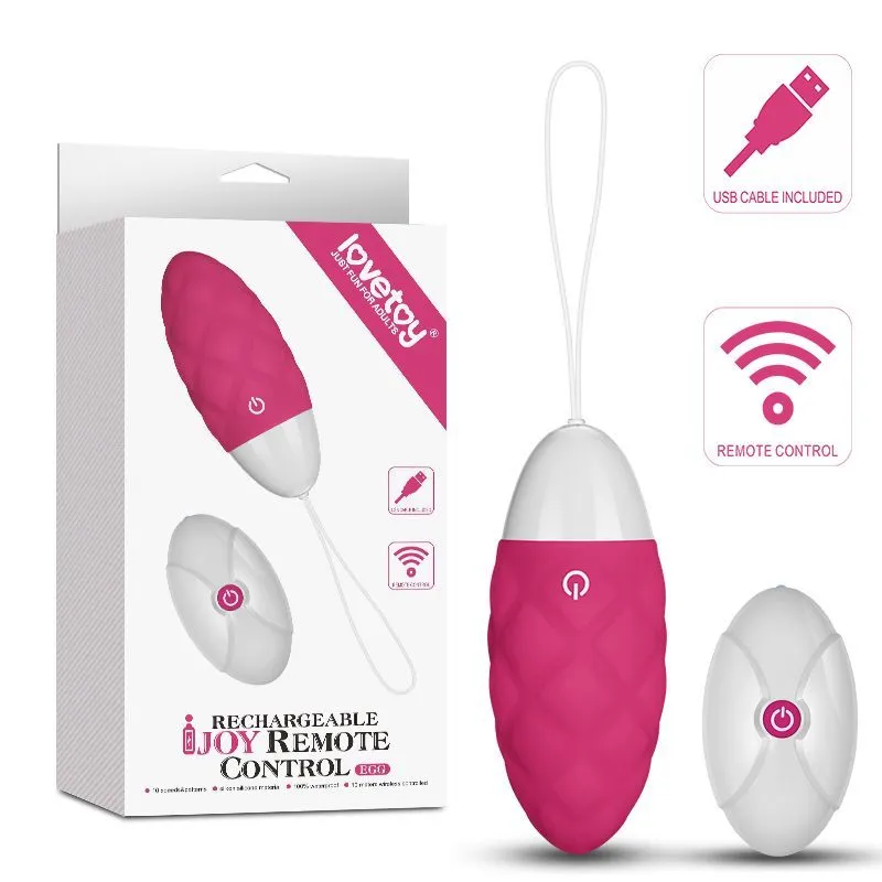 виброяйцо lovetoy ijoy rechargeable egg, розовое в Новом Уренгое