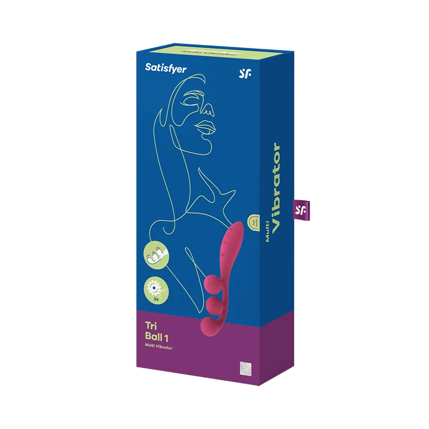 мульти-вибратор satisfyer tri ball 1 red 018263sa в Новом Уренгое