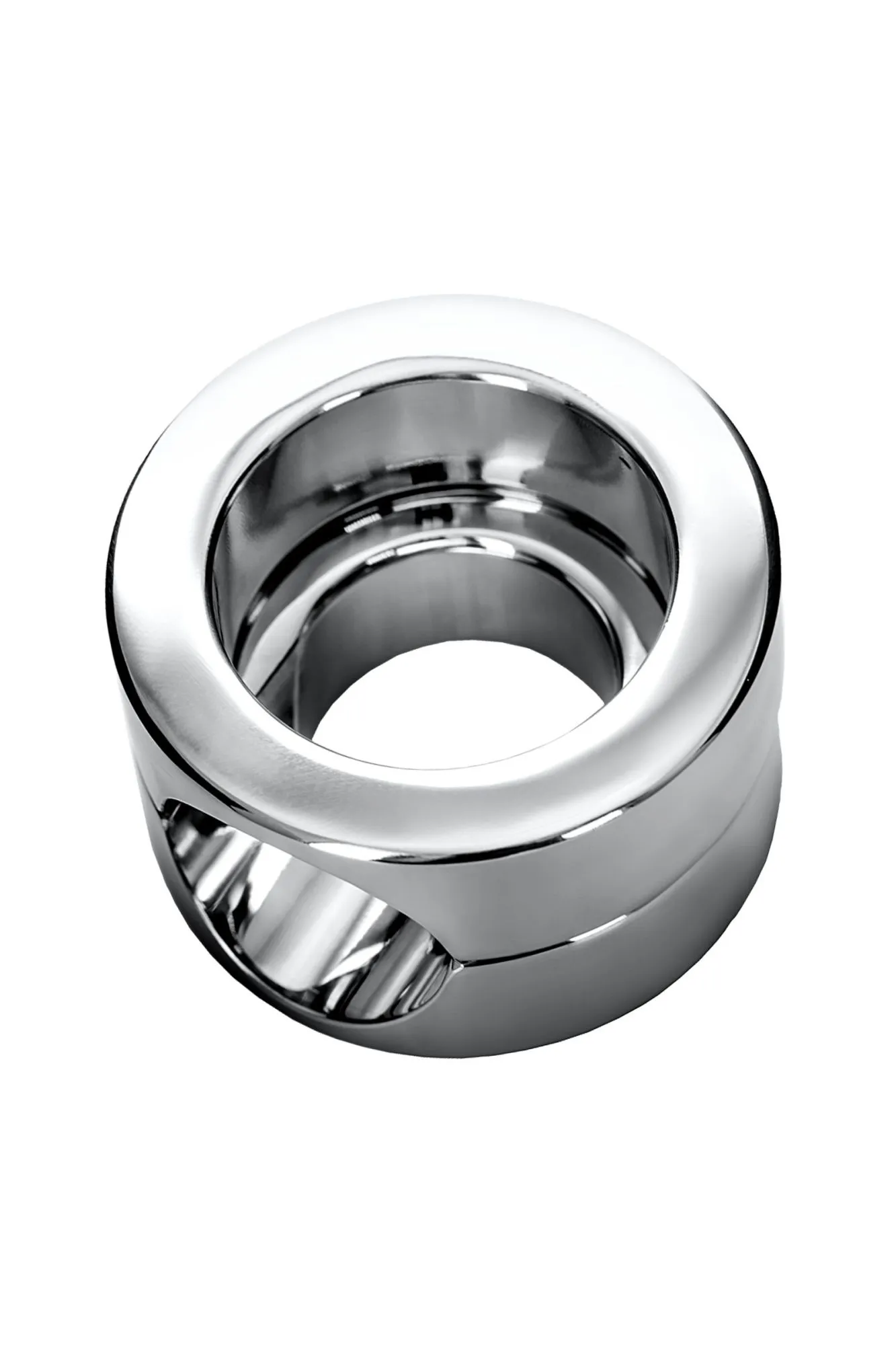 утяжелитель на пенис и мошонку toyfa metal, серебряный в Новом Уренгое