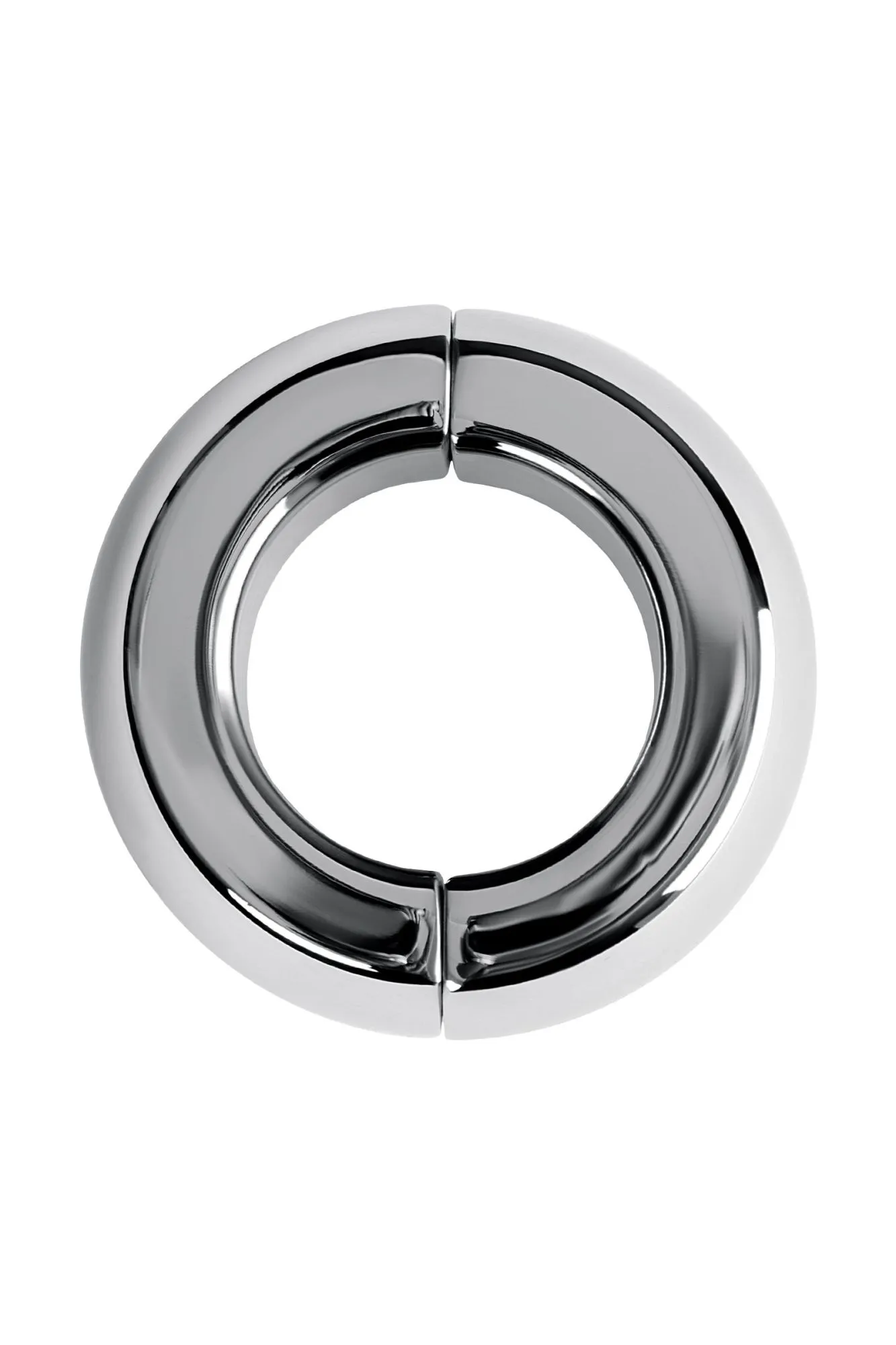 утяжелитель на мошонку toyfa metal на магнитах, серебряный в Новом Уренгое