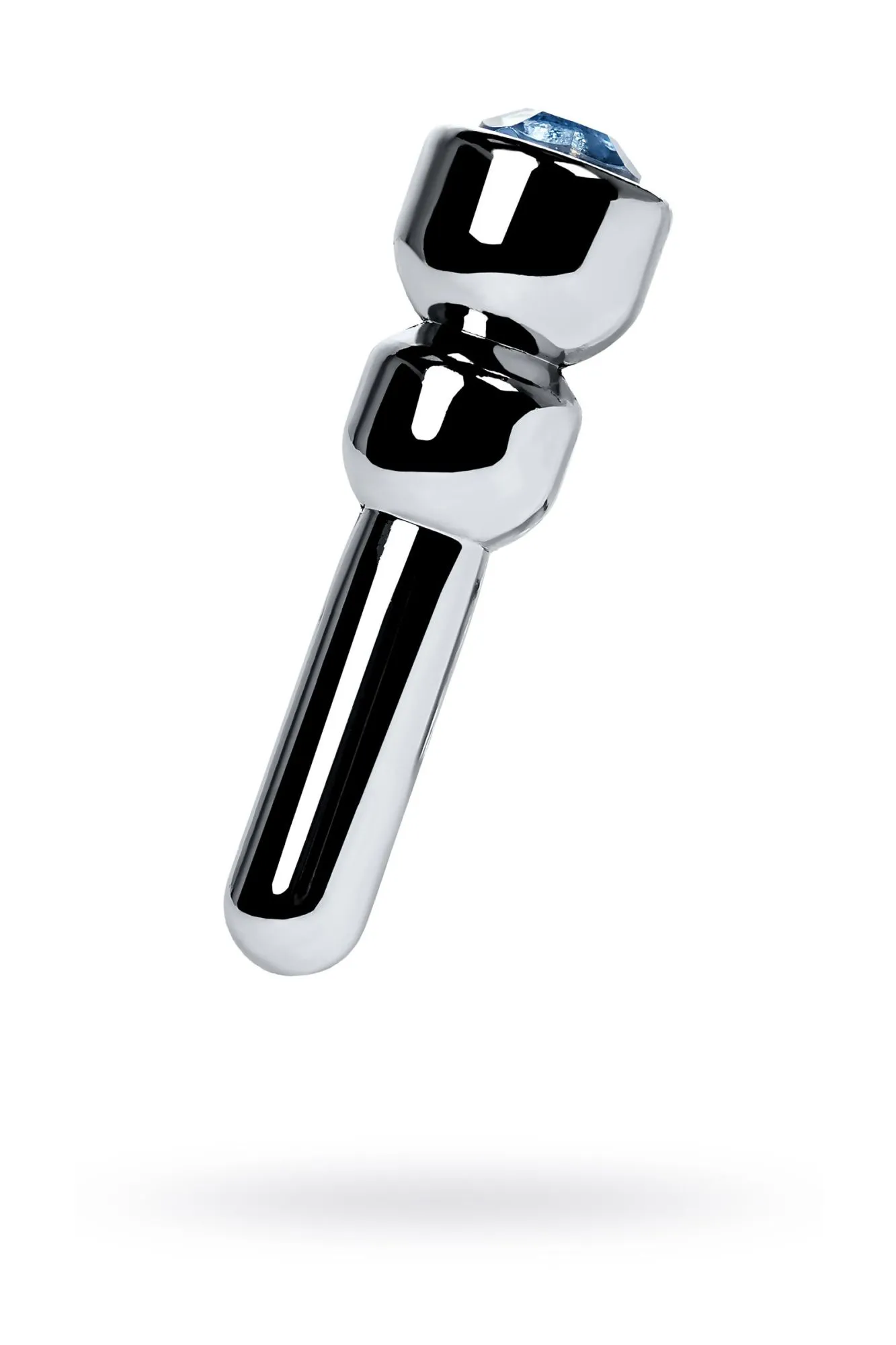 уретральный плаг со стразом малый, toyfa metal, серебряный в Новом Уренгое