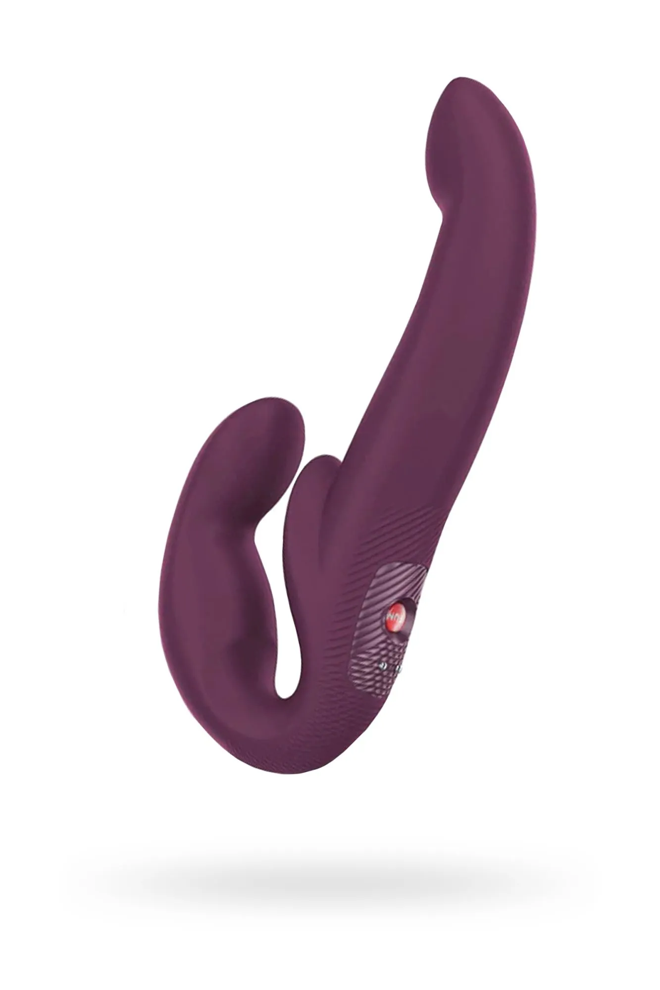 анатомический безремневой страпон fun factory share vibe pro , силикон, бордовый в Новом Уренгое
