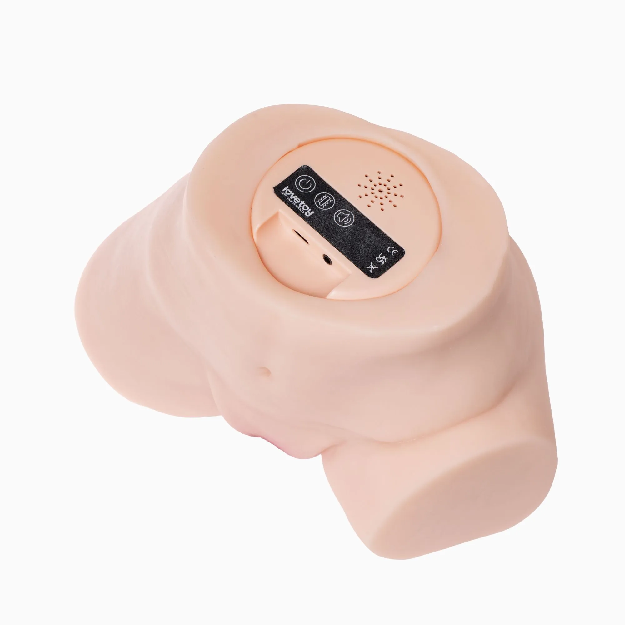 мастурбатор streetgirl от lovetoy с вагиной и анусом, полутело с вибрацией, телесный  в Новом Уренгое