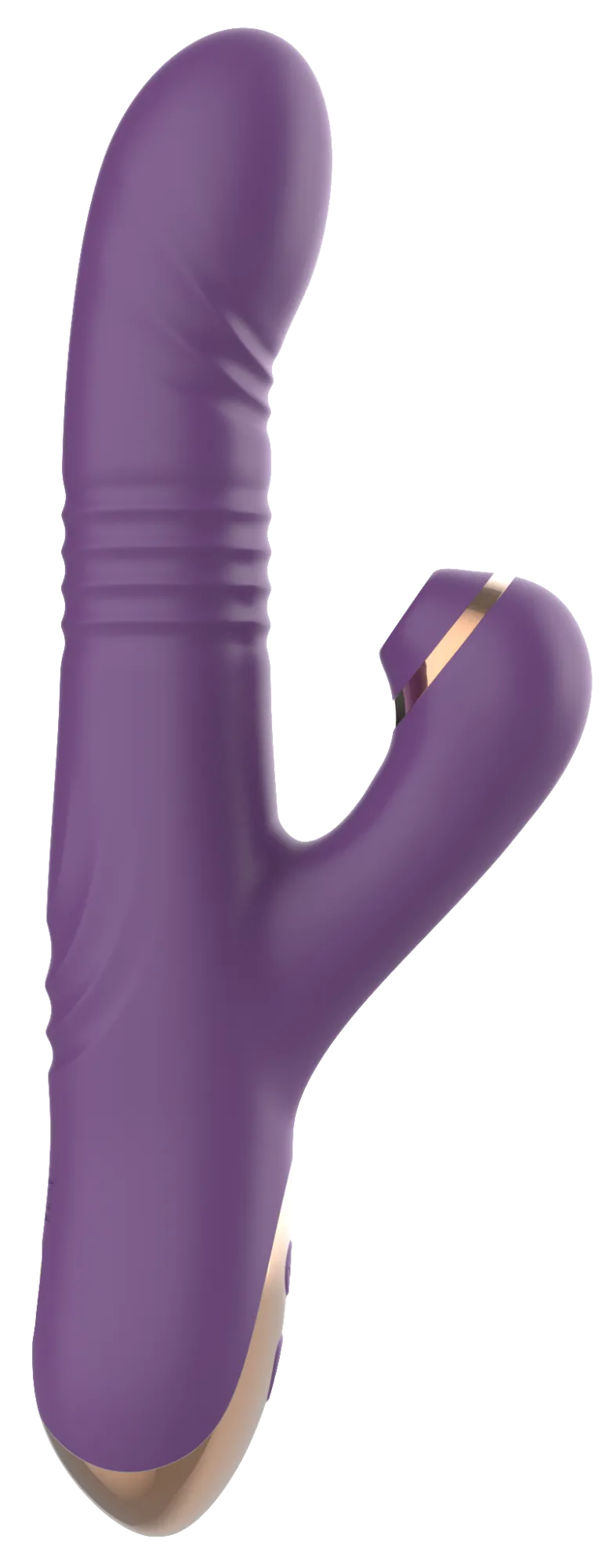 силиконовый вибратор с возвратно-поступательной стимуляцией sw24126-purple в Новом Уренгое