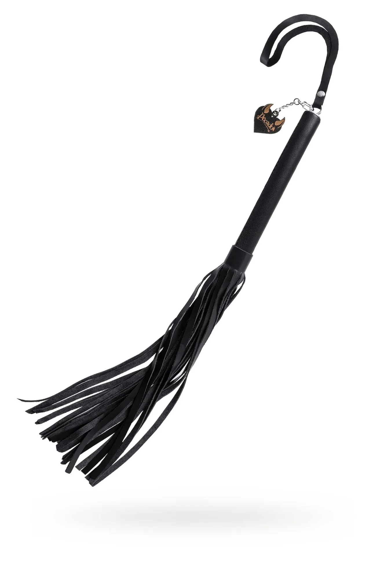 плеть pecado bdsm, чёрная рукоять, чёрные хлысты, натуральная кожа в Новом Уренгое