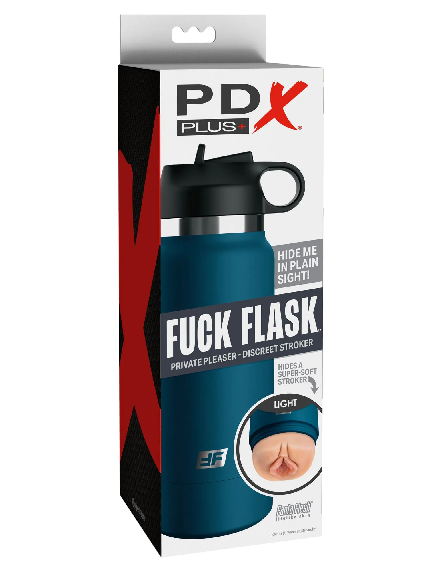 мастурбатор fap flask thrill seeker discreet stroker - black bottle - frosted pipedream rd62721pd в Новом Уренгое