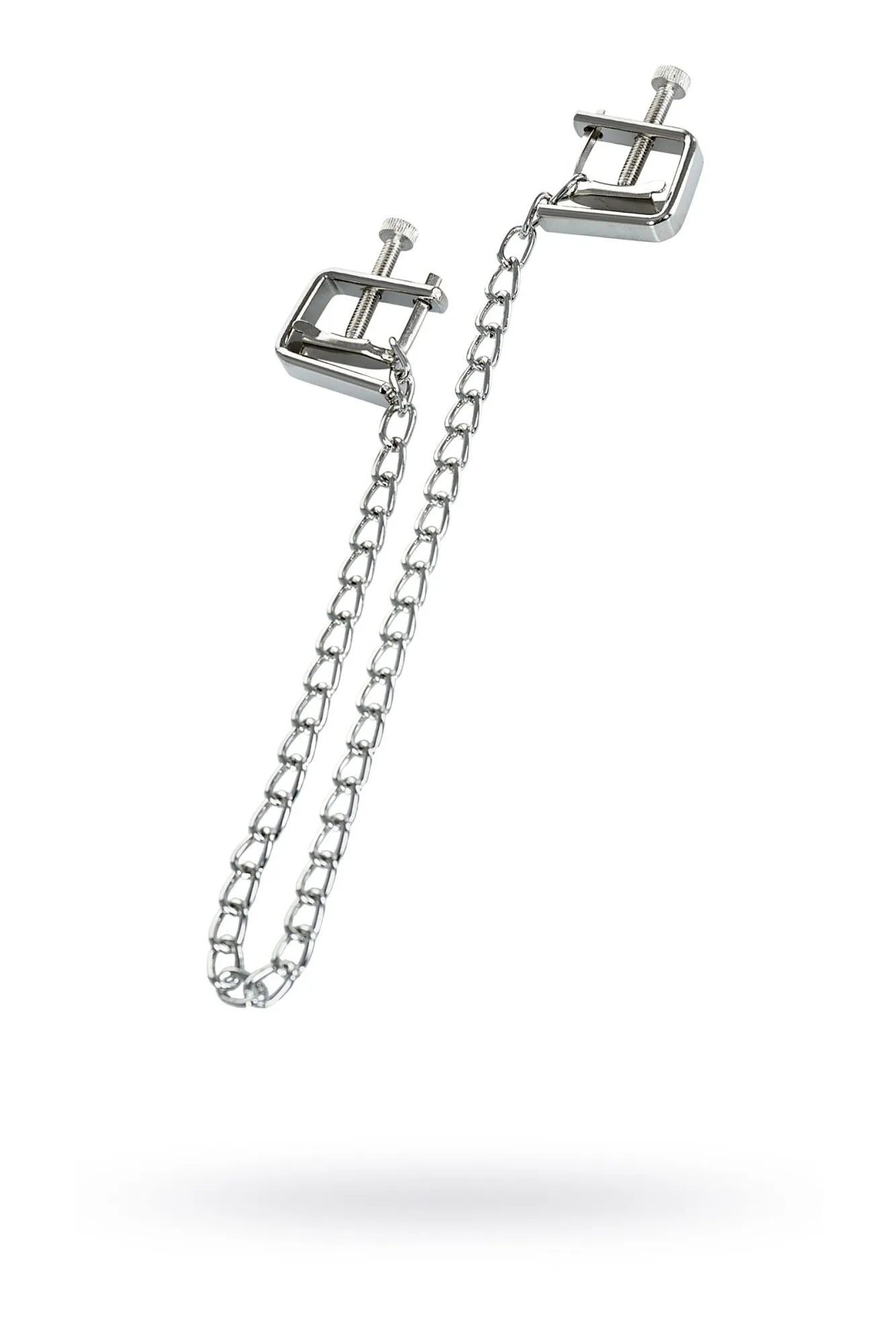 зажимы для сосков theatre by toyfa с цепочкой, металл, серебряные в Новом Уренгое