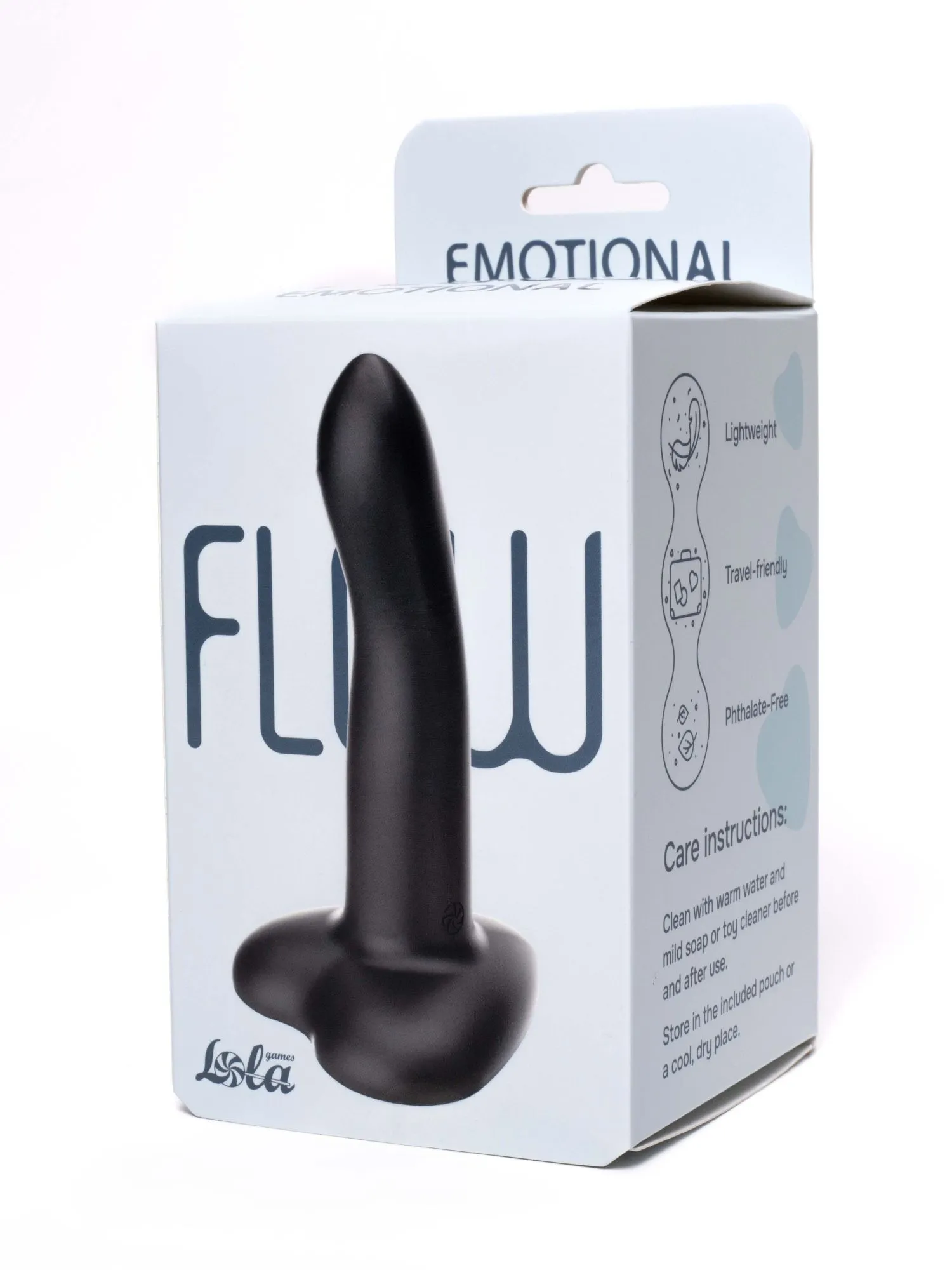 нереалистичный дилдо emotional black 2045-04lola в Новом Уренгое