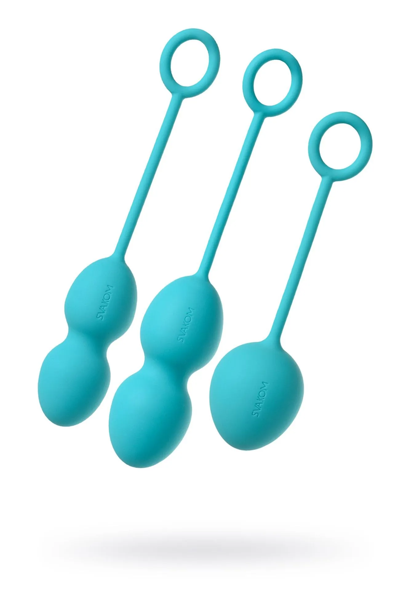 набор вагинальных шариков svakom nova, силикон, голубой, (49,75,95 гр) в Новом Уренгое