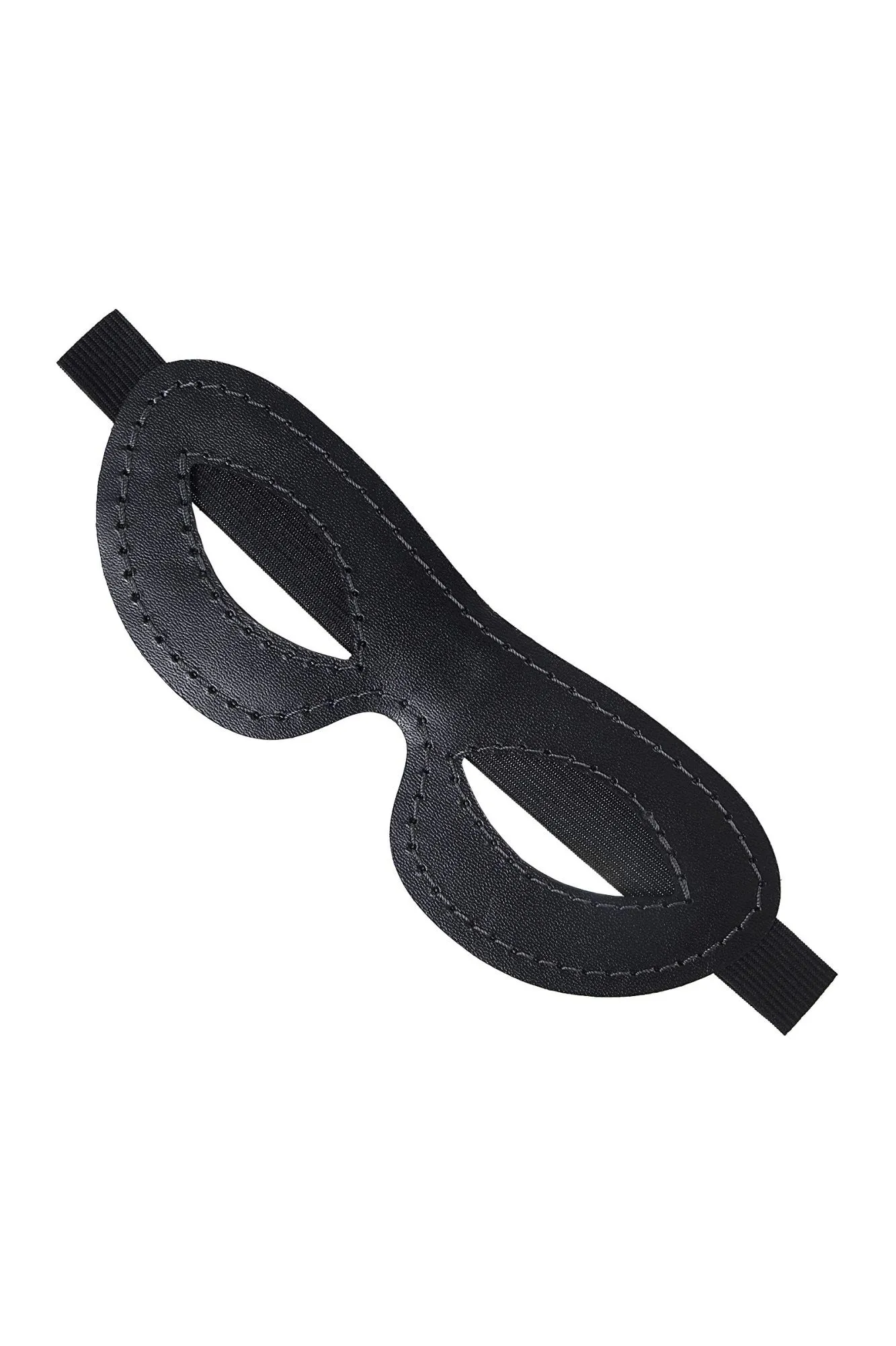 маска pecado bdsm, открытая овальная, натуральная кожа, черная в Новом Уренгое