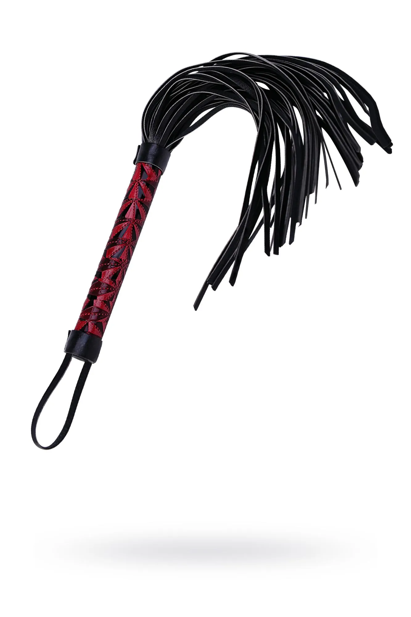 флоггер toyfa theatre из материала с 3d эффектом, красный в Новом Уренгое