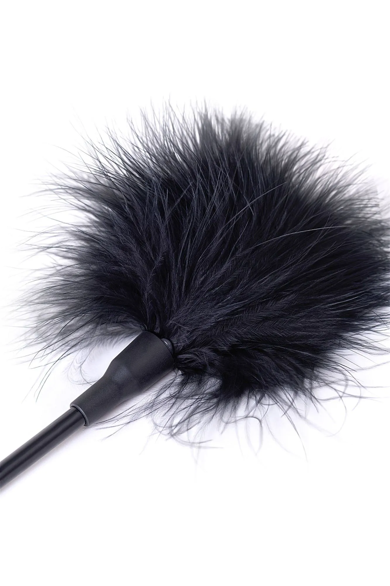 щекоталка toyfa theatre, пух, черная в Новом Уренгое