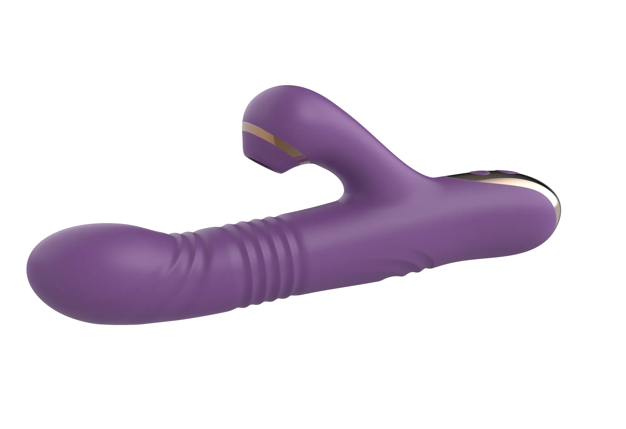 силиконовый вибратор с возвратно-поступательной стимуляцией sw24126-purple в Новом Уренгое