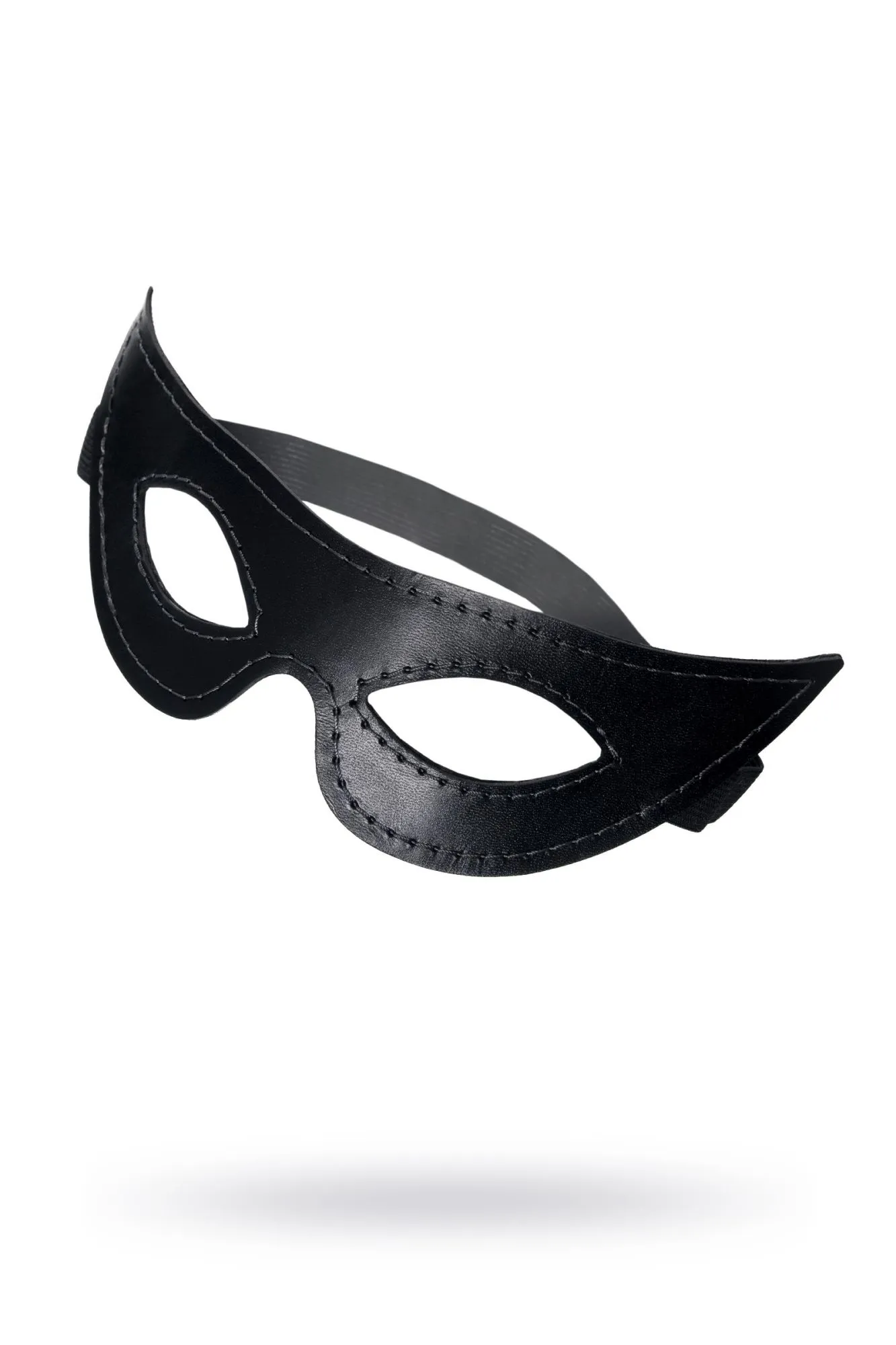 маска pecado bdsm, открытая острая, натуральная кожа, черная в Новом Уренгое