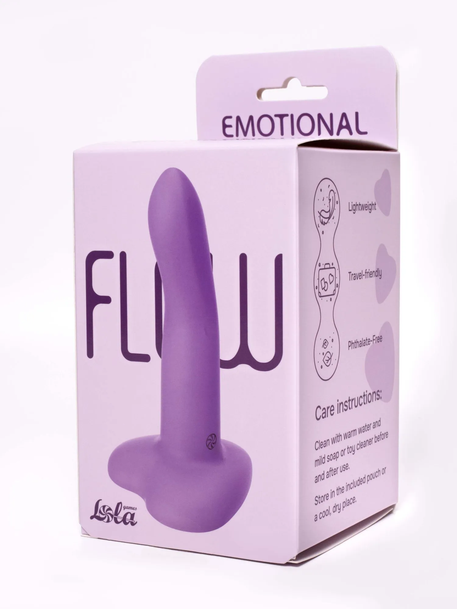 нереалистичный дилдо emotional purple 2045-01lola в Новом Уренгое