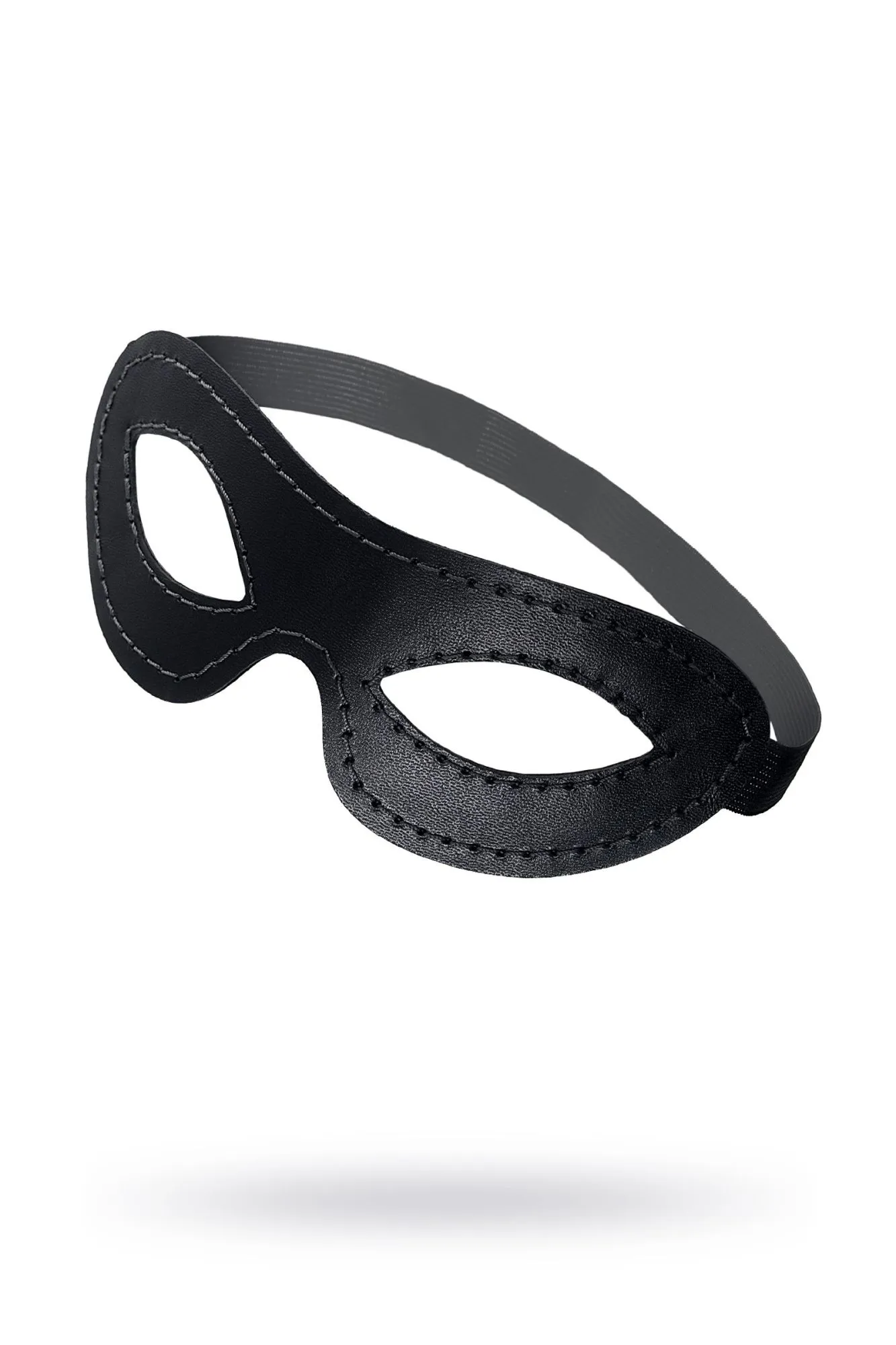 маска pecado bdsm, открытая овальная, натуральная кожа, черная в Новом Уренгое