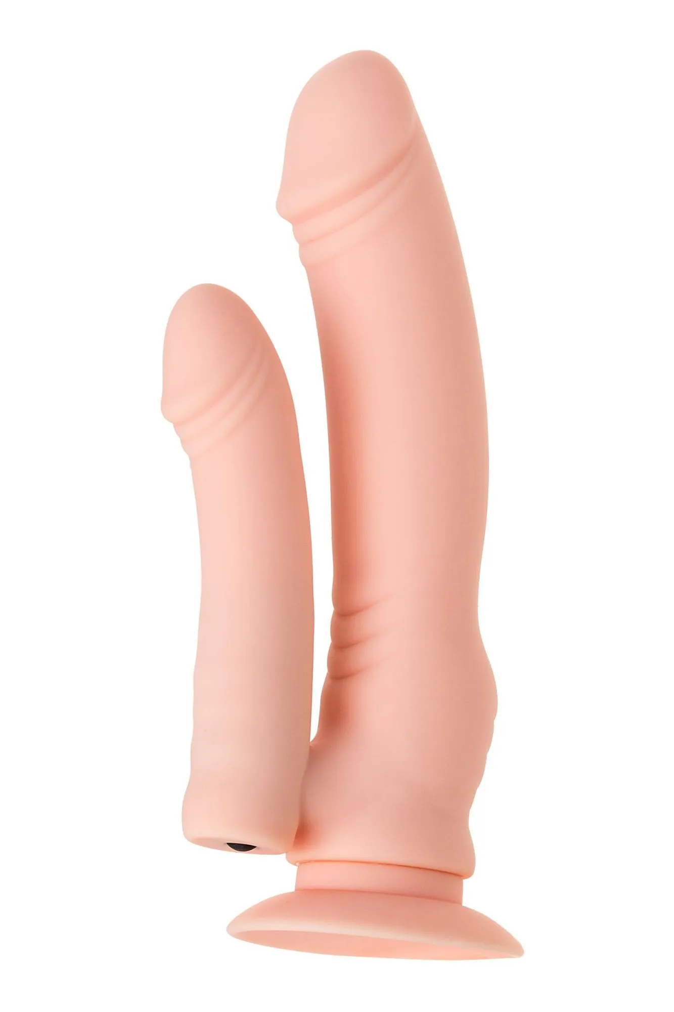 реалистичный фаллоимитатор a-toys by toyfa twint, силикон, телесный, 19,5 см в Новом Уренгое