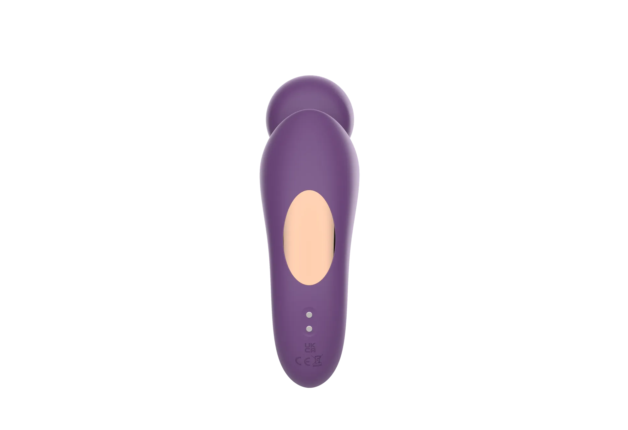 вибратор- вонд с изогнутым корпусом secwell sw24125-purple в Новом Уренгое