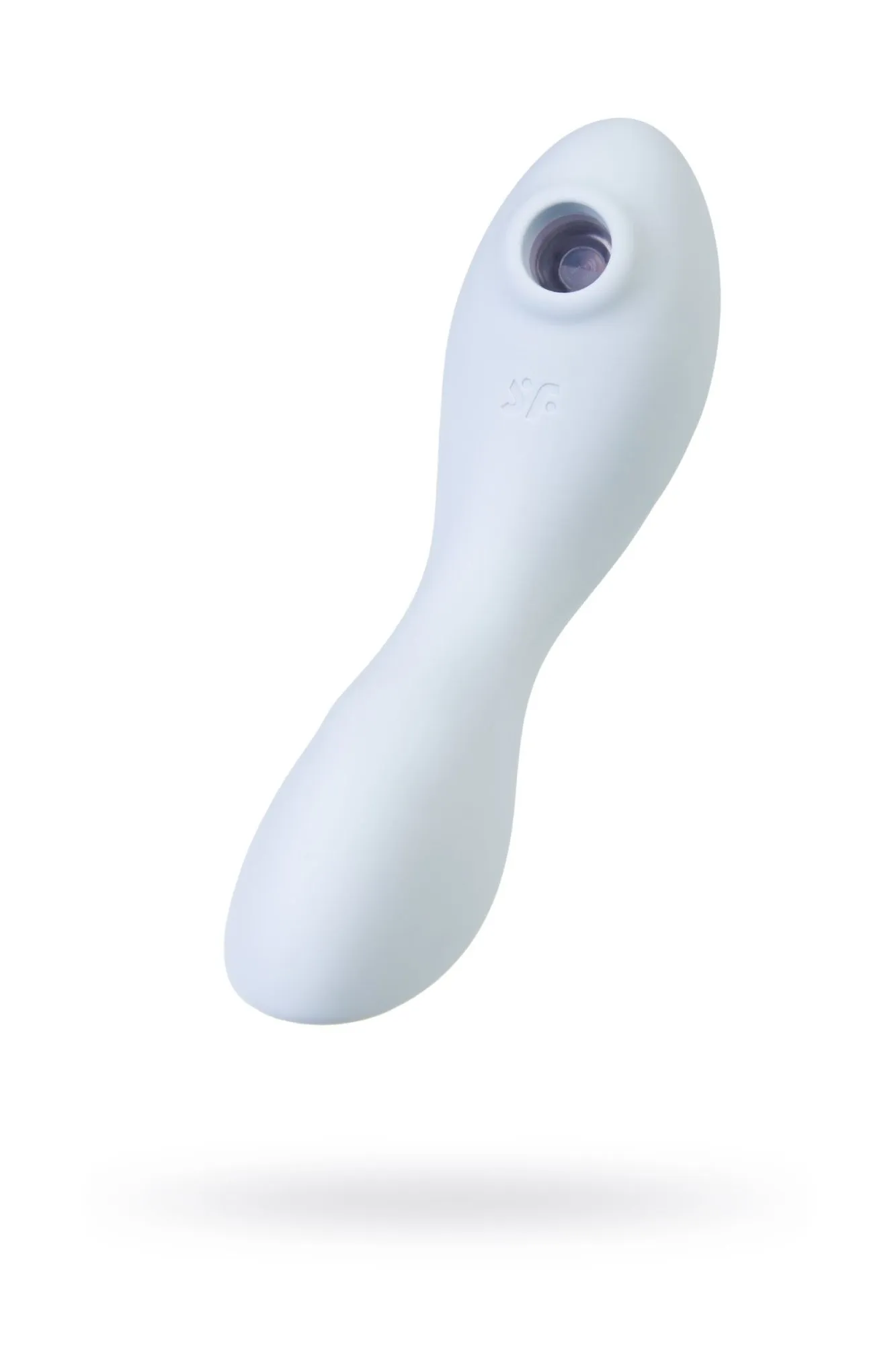 вакуумный стимулятор клитора satisfyer curvy trinity 5+, голубой в Новом Уренгое