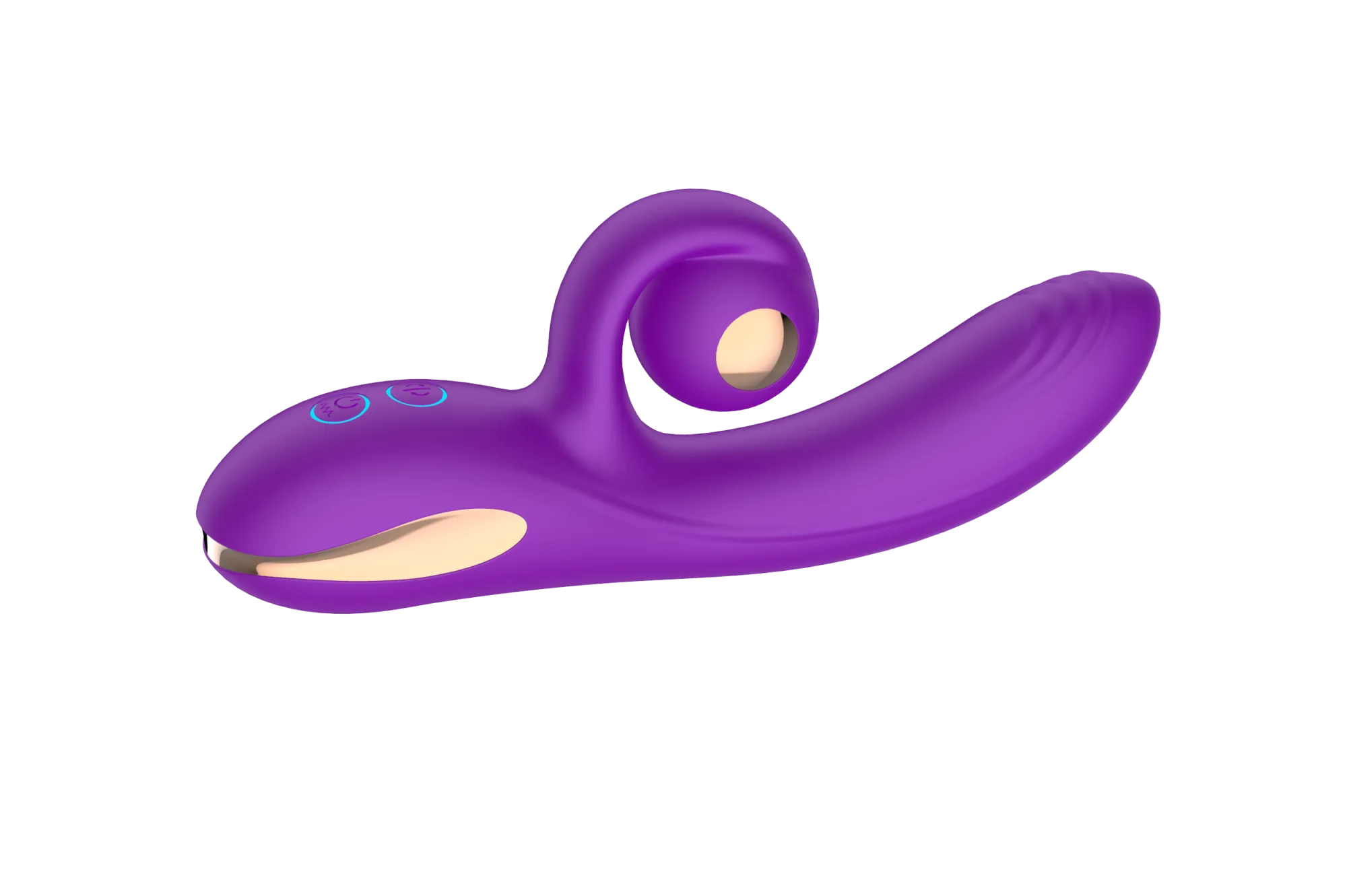 силиконовый вибратор-кролик с функцией вращения sw3052-purple в Новом Уренгое