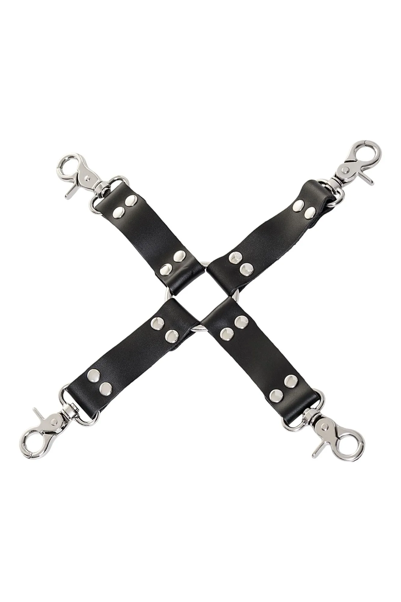 переходник бондажный toyfa theatre, кожанный, черный в Новом Уренгое