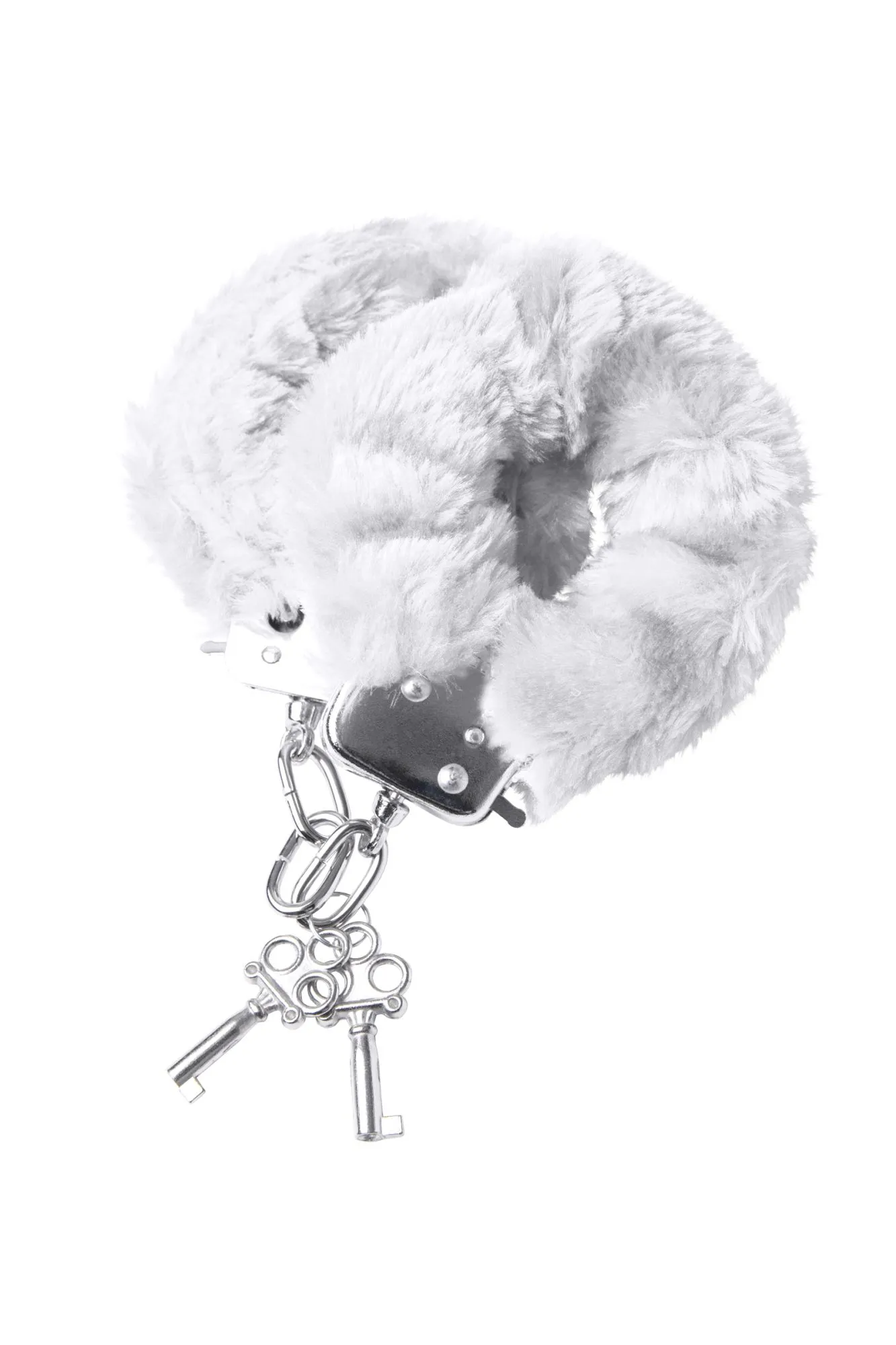 наручники toyfa theatre, меховые, белые, 28 см. в Новом Уренгое