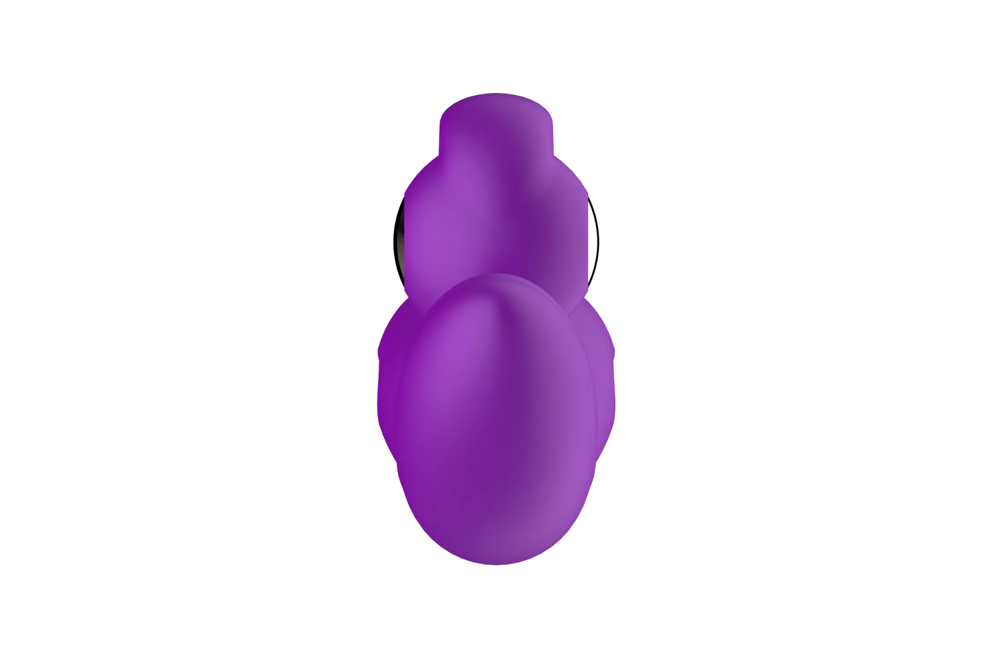силиконовый вибратор-кролик с функцией вращения sw3052-purple в Новом Уренгое