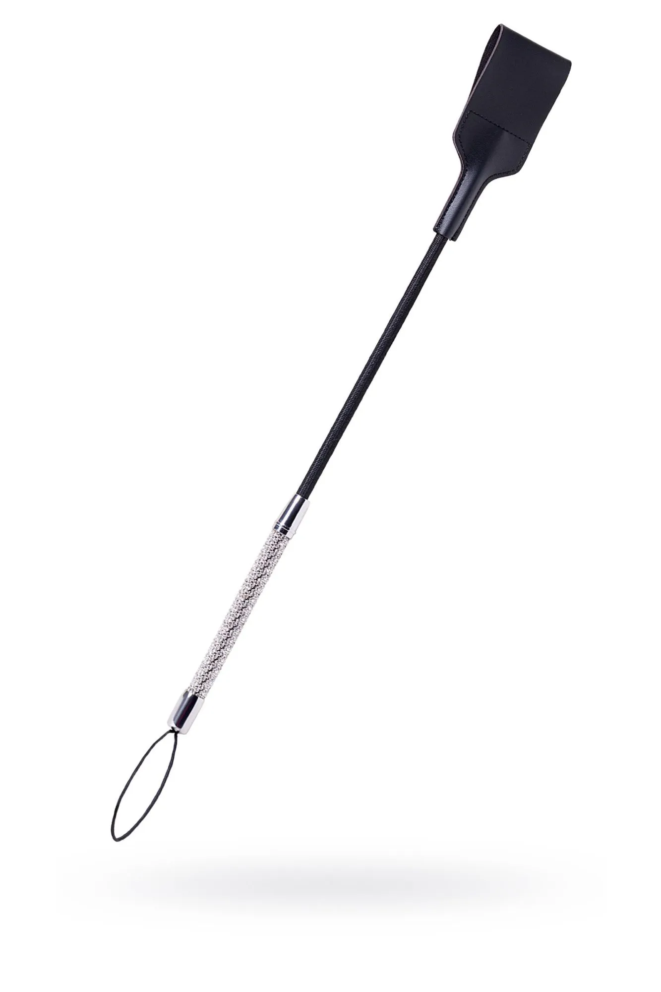 стек toyfa theatre, кожаный, черный, 44 см в Новом Уренгое