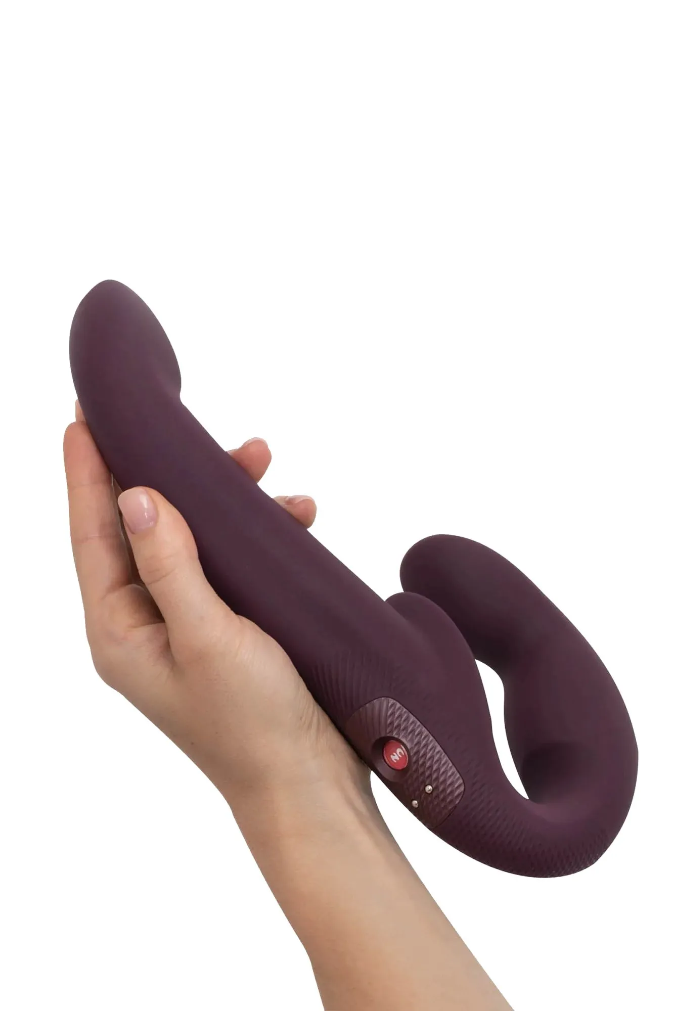 анатомический безремневой страпон fun factory share vibe pro , силикон, бордовый в Новом Уренгое