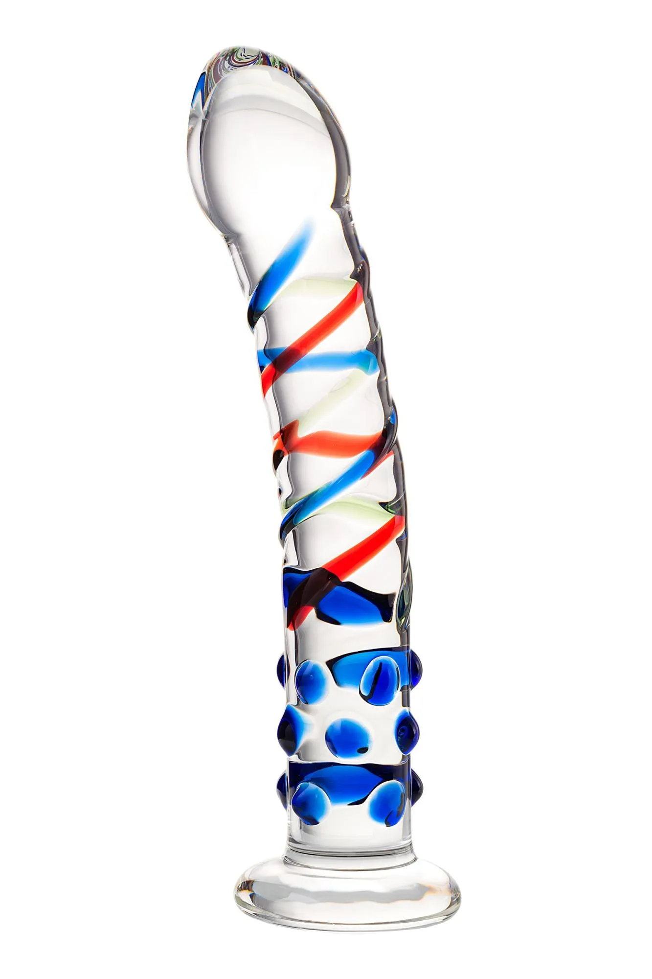 нереалистичный фаллоимитатор sexus glass, стекло, прозрачный, 18 см в Новом Уренгое