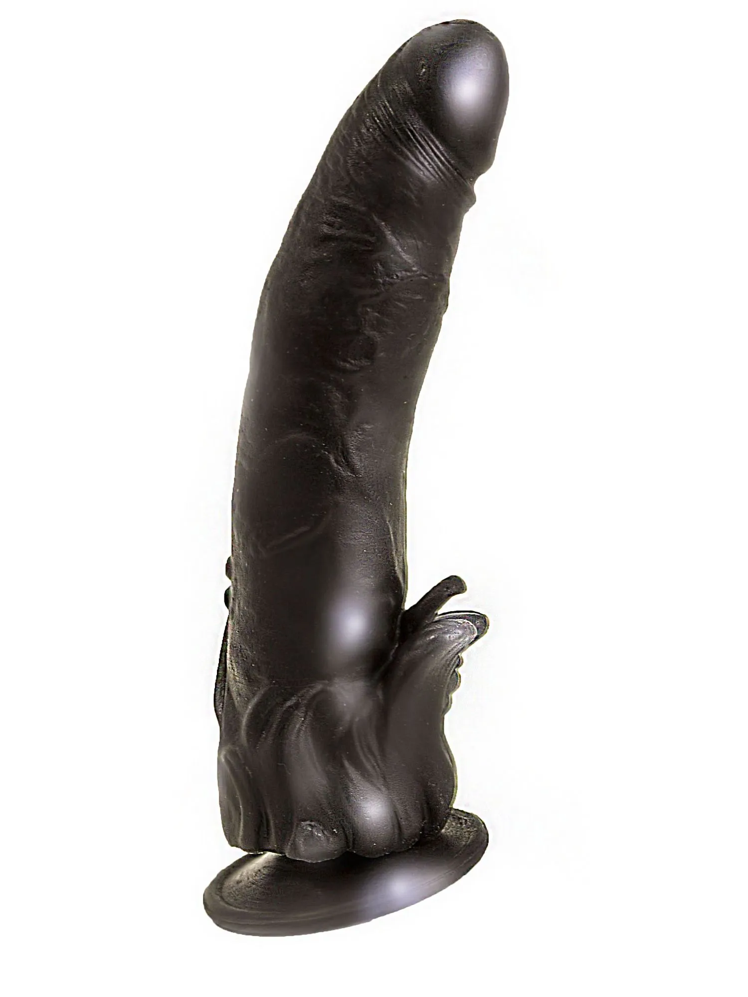 фаллоимитатор на присоске черный 400200ru в Новом Уренгое