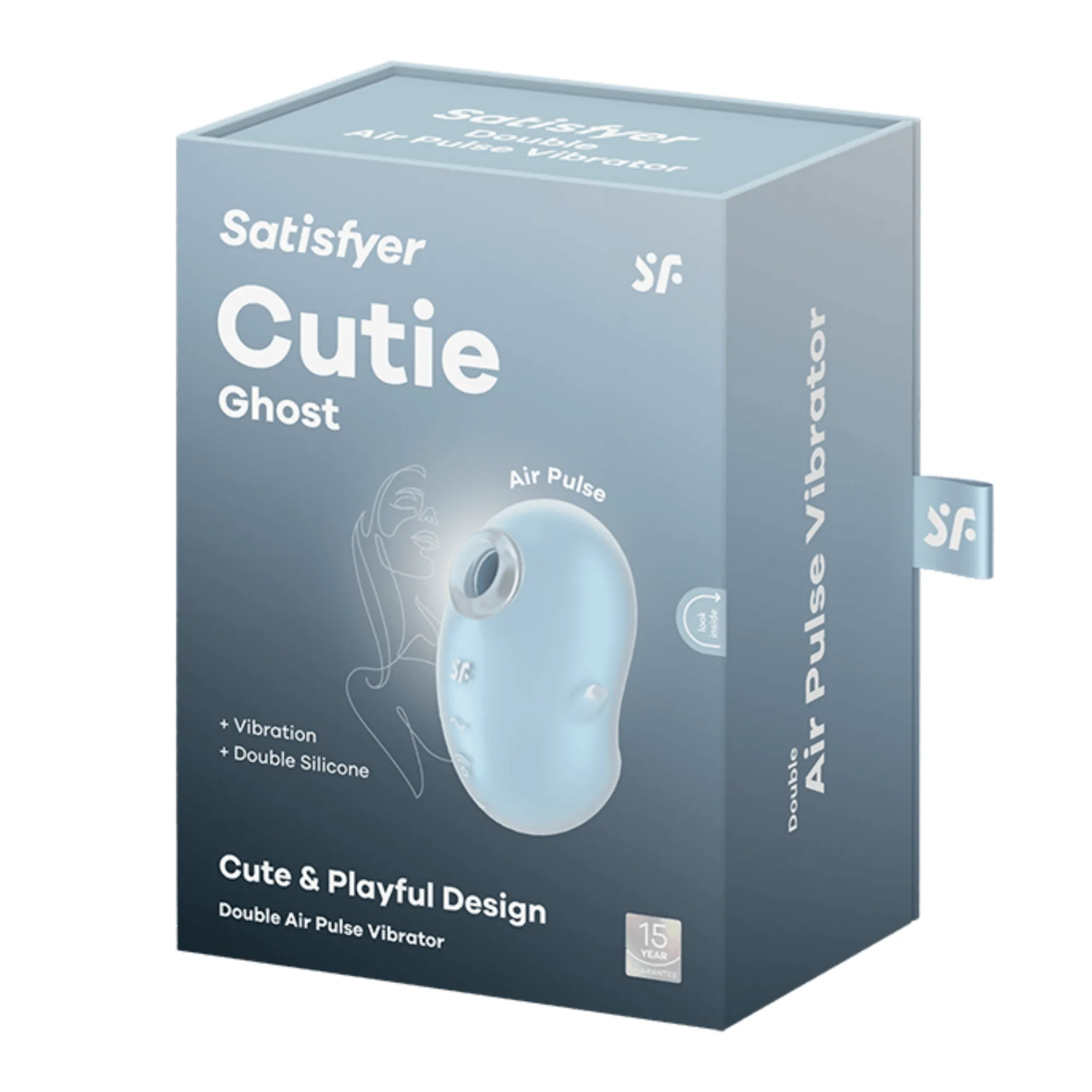 вакуумный массажер satisfyer cutie ghost light blue 067759sa в Новом Уренгое