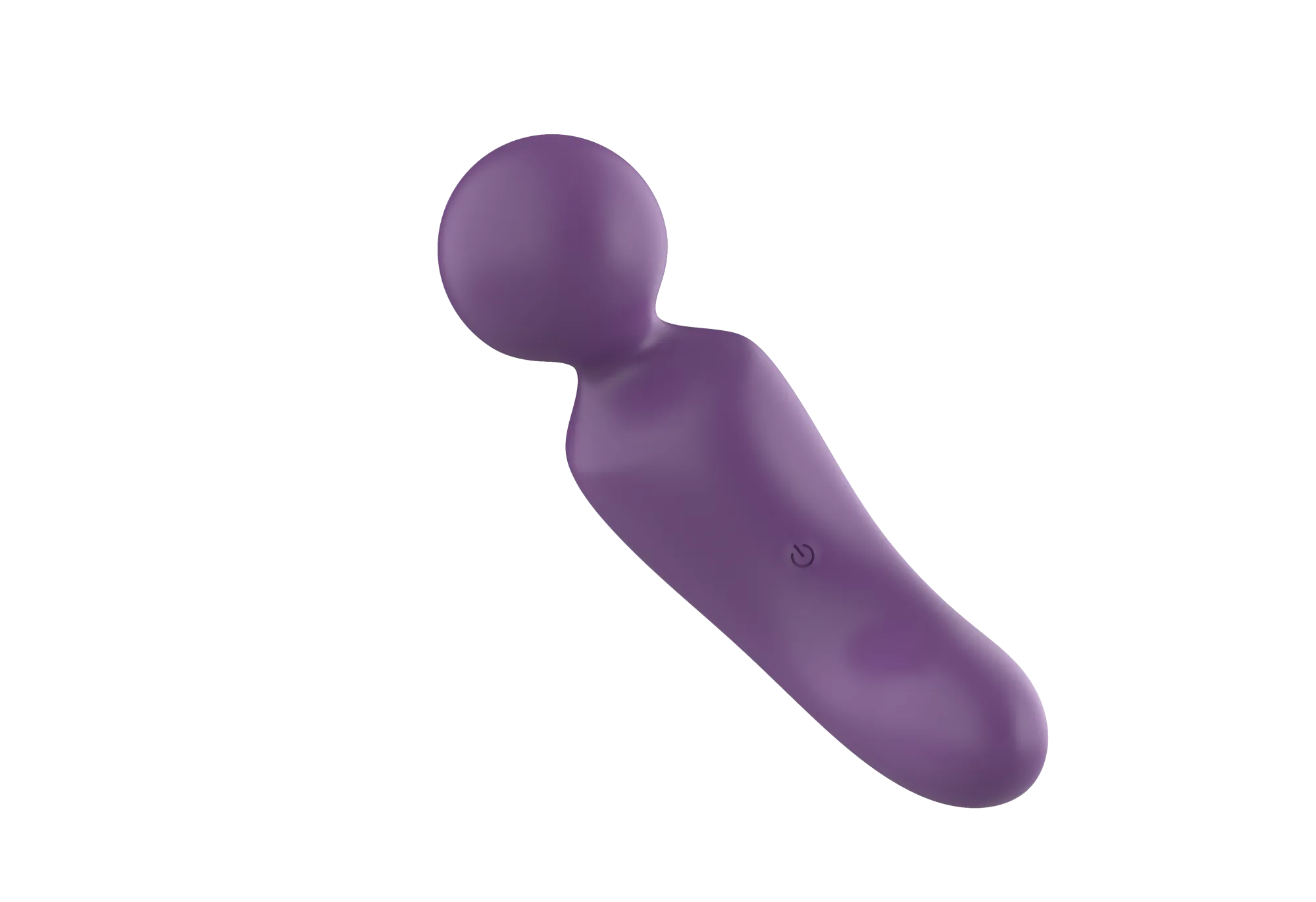 вибратор- вонд с изогнутым корпусом secwell sw24125-purple в Новом Уренгое