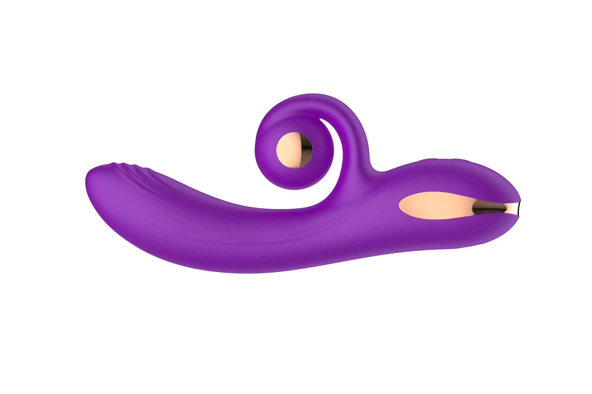 силиконовый вибратор-кролик с функцией вращения sw3052-purple в Новом Уренгое