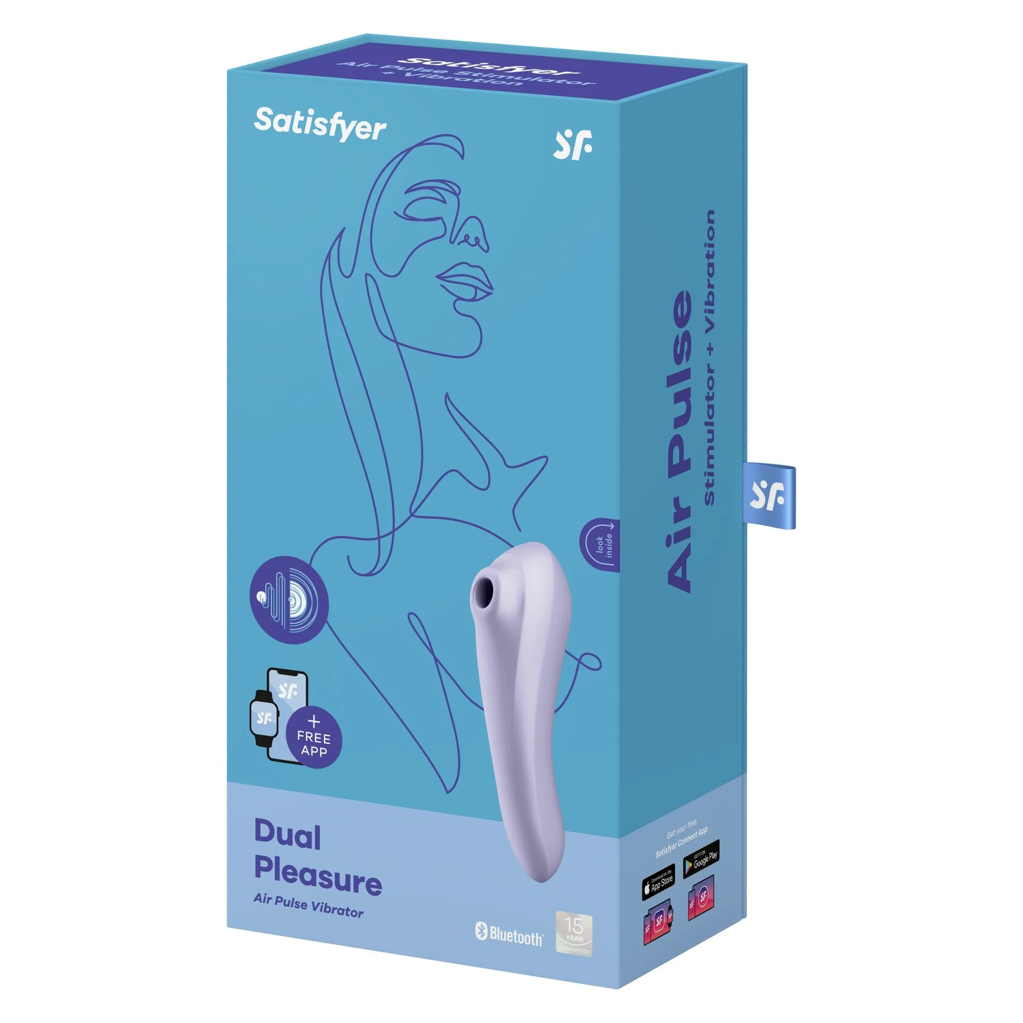 вакуумный массажер satisfyer dual pleasure mauve 003108sa в Новом Уренгое